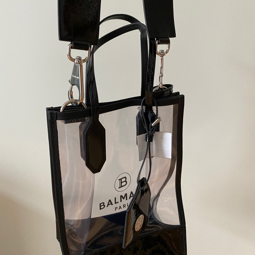 Balmain Convertible PVC Shopping Bag - Picture 4 of 5